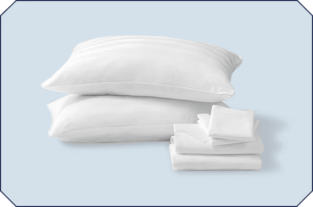 Bedding Bundle with an octagon background