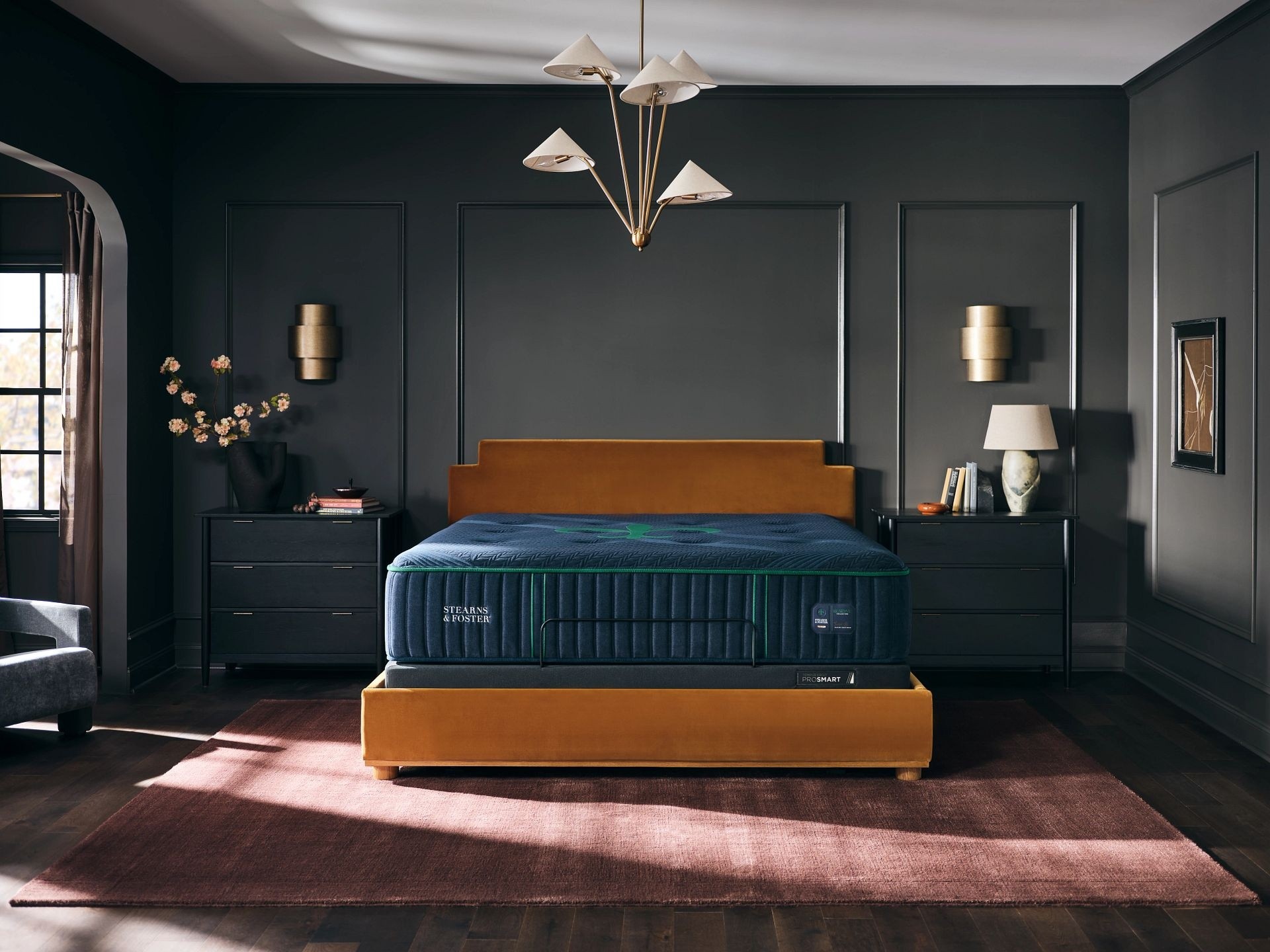 Front view of reserve tight top mattress