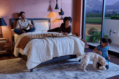 Family in a Bedroom