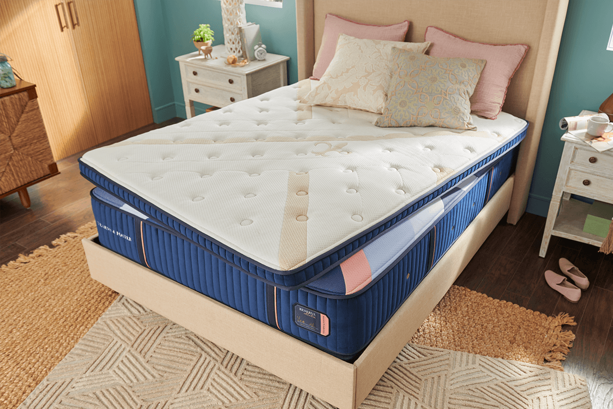 Reserve Duet Mattress in a Styled Room