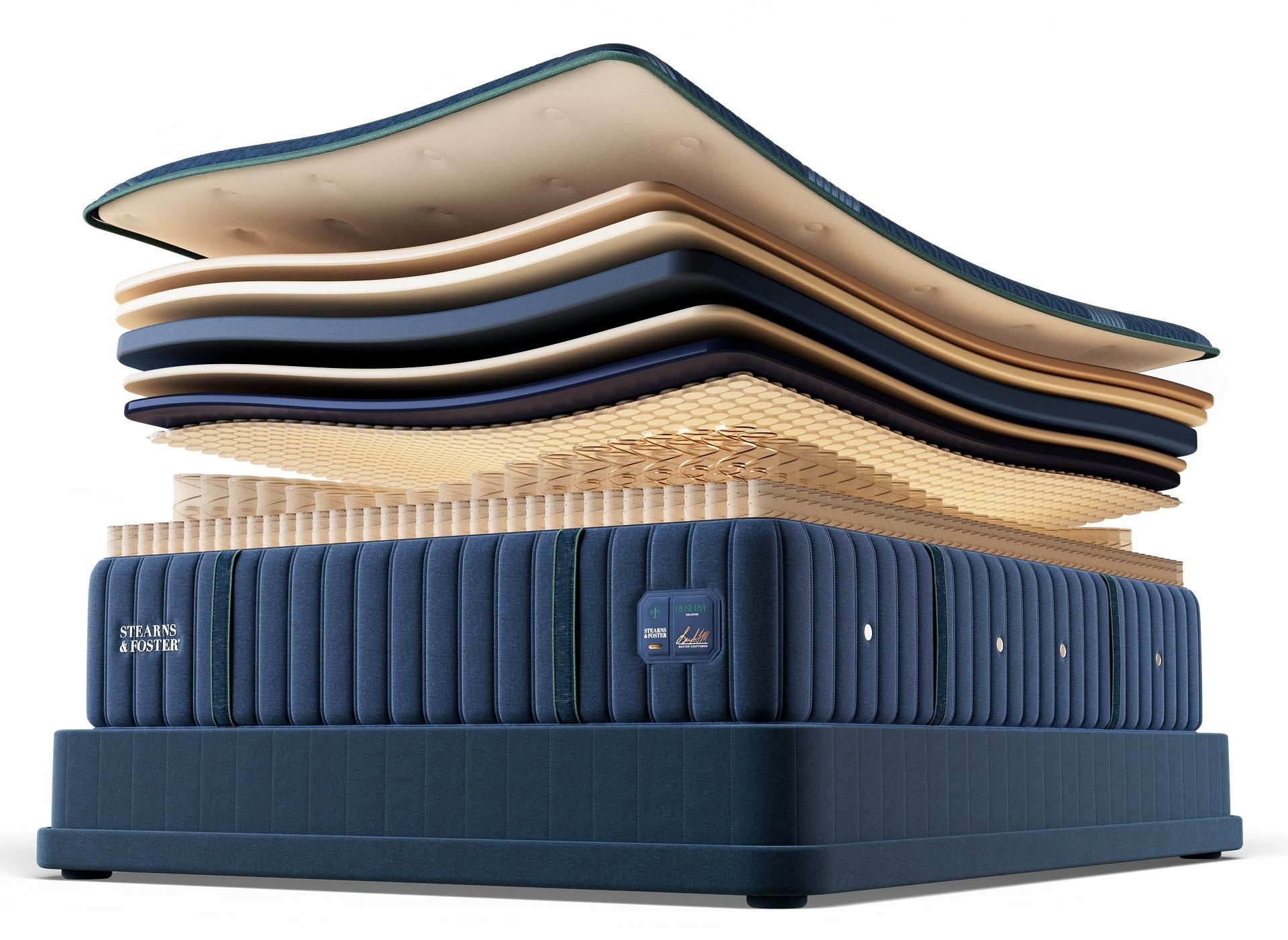 Layers of a reserve tight top mattress