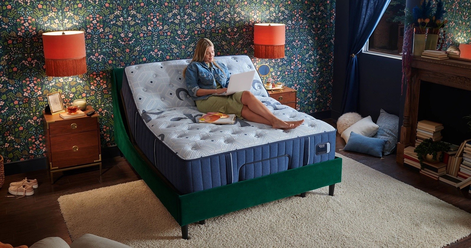 Women laying on an Estate Mattress