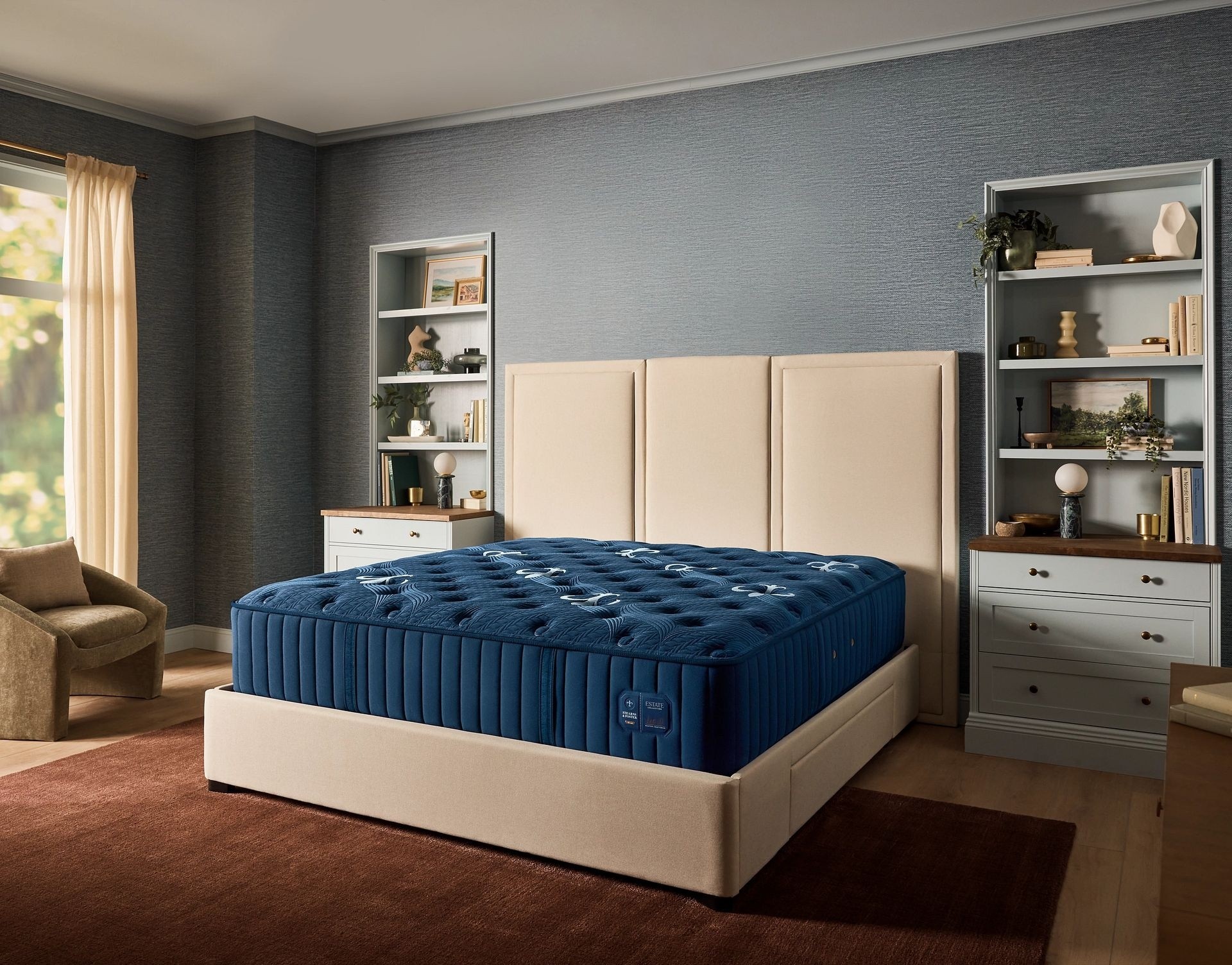 Estate tight top mattress front view