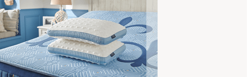 Two Pillows on a Mattress