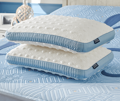Two Pillows on a Mattress